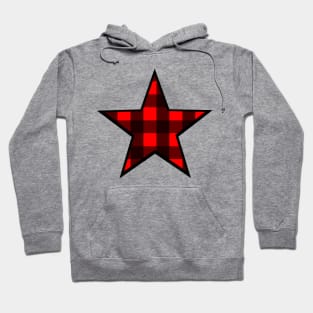 Classic Buffalo Plaid Star Hoodie